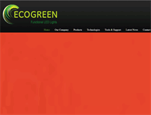 Tablet Screenshot of ecogreenledsolutions.com